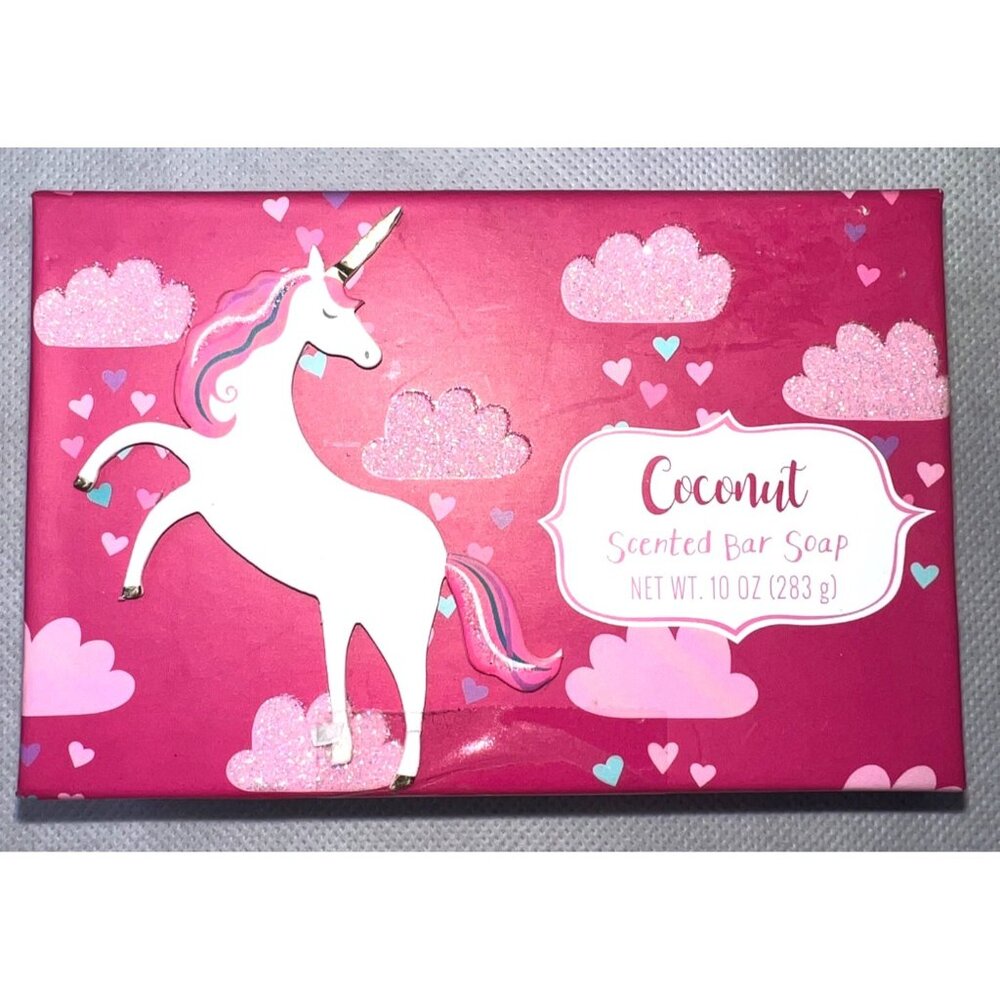 Unicorn Coconut Scented Bar Soap 10 Oz